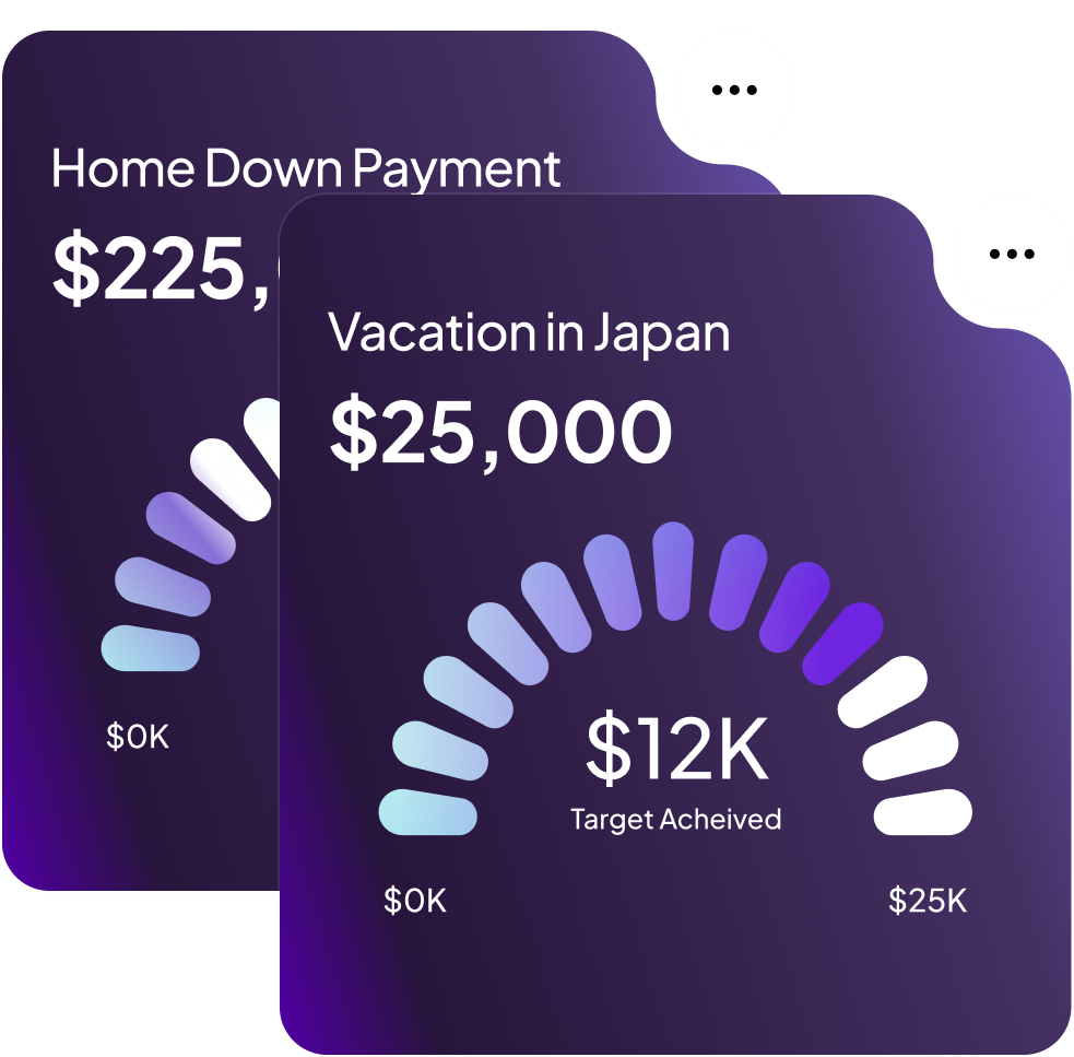 Smart Goal Tracking - AI-powered financial goal setting and progress monitoring